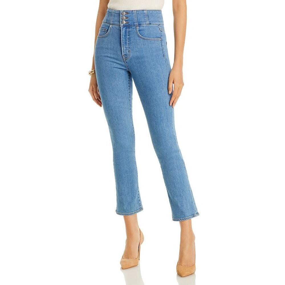 Veronica Beard Carly High Rise Cropped Jeans in Float On Women’s Size 24